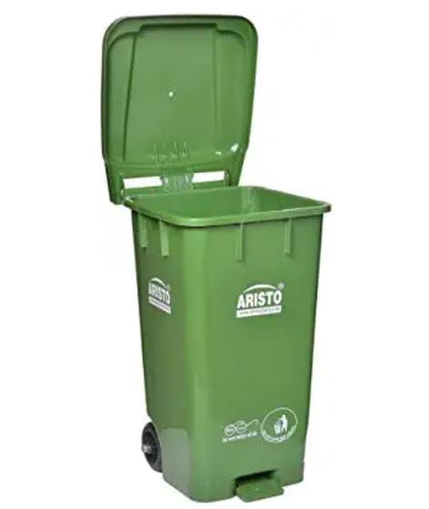 PEDAL WITH WHEEL BIN 65LTR