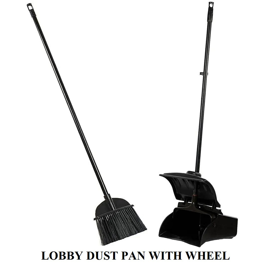 LOBBY DUST PAN WITH BRUSH